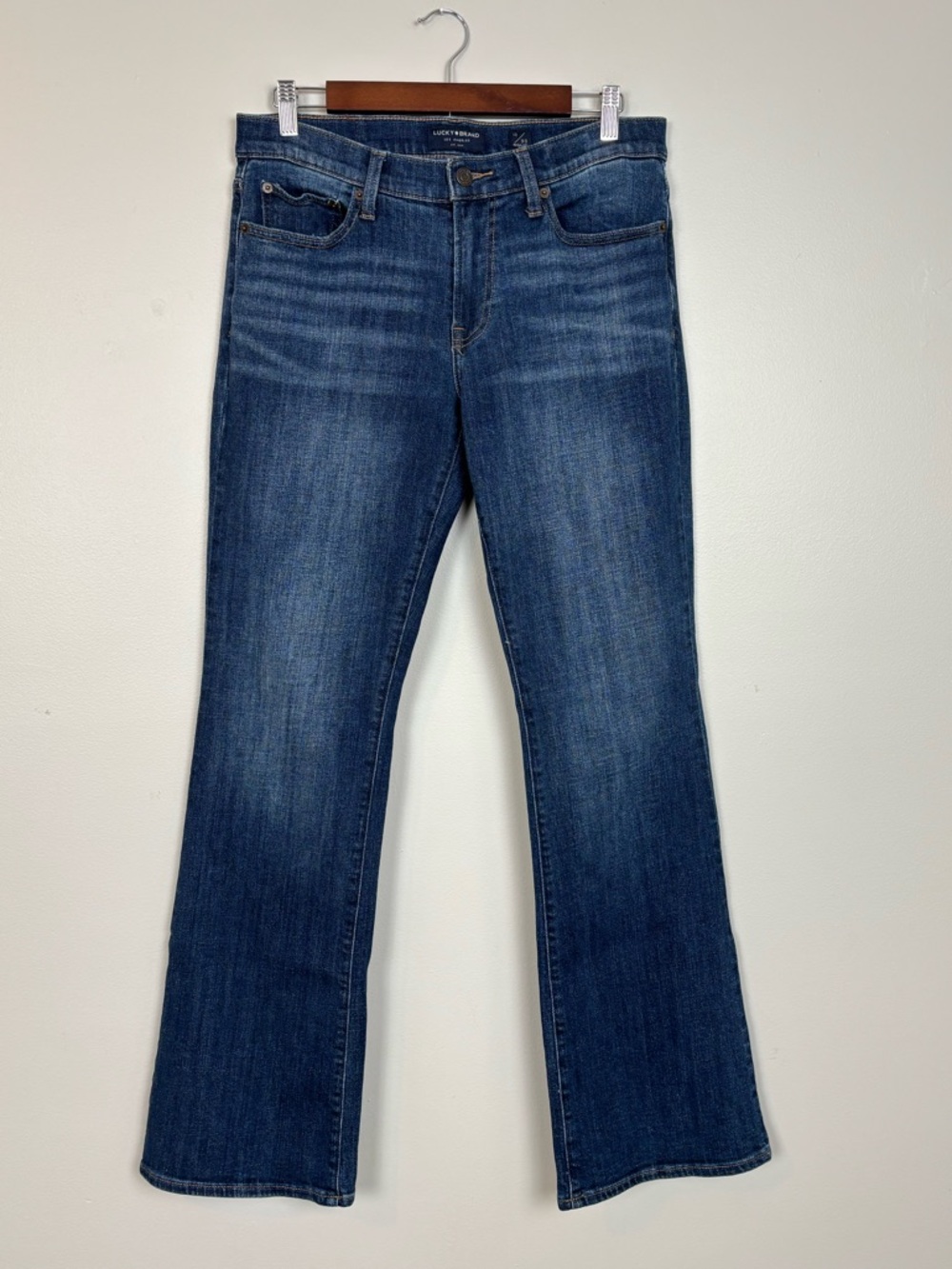 Lucky‎ Brand Jeans Womens 30R Sweet Boot Cut Mid Rise Stretch Denim in Blue